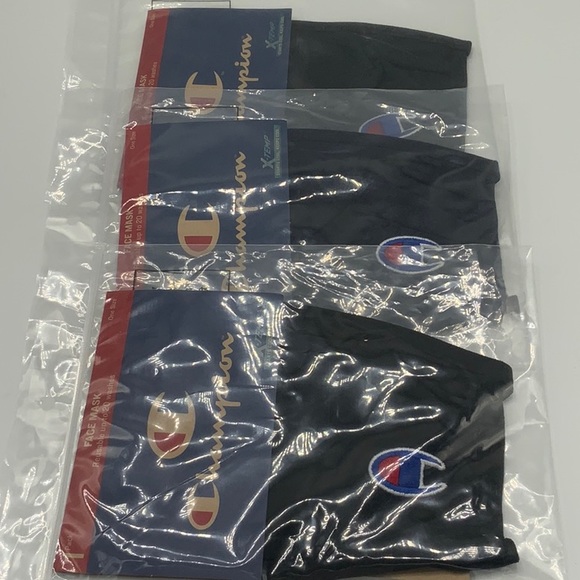 3 pack Champion Face Masks - Picture 2 of 3